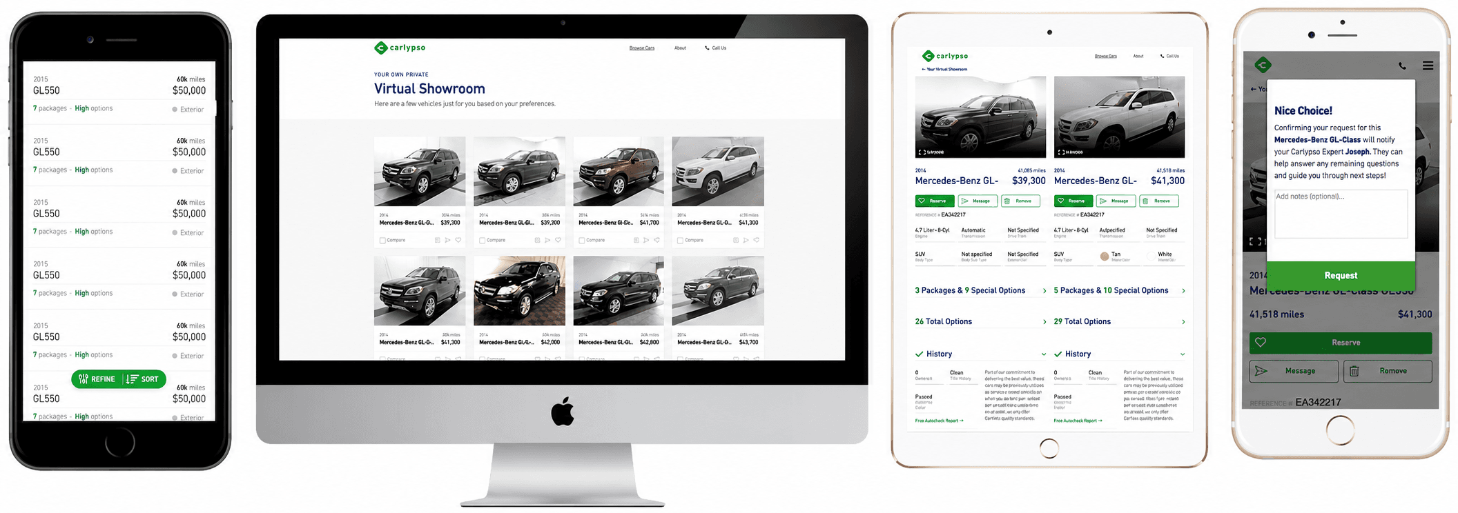 Carlypso virtual showroom product banner